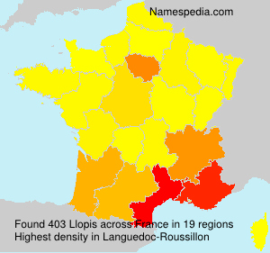 Surname Llopis in France Surname Llopis in France