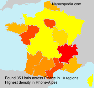 Surname Lloris in France Surname Lloris in France