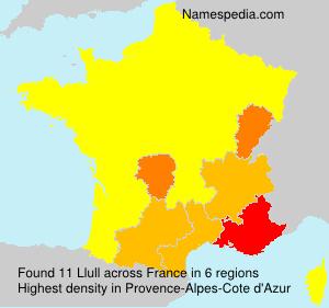 Surname Llull in France Surname Llull in France