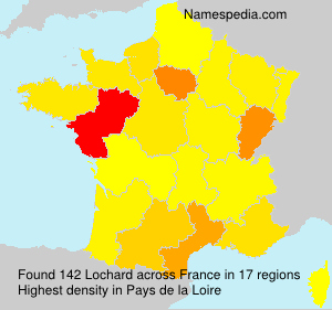 Surname Lochard in France