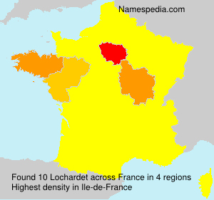 Surname Lochardet in France Surname Lochardet in France