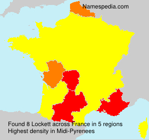 Surname Lockett in France Surname Lockett in France