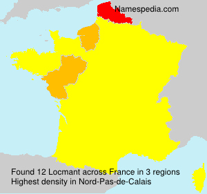 Surname Locmant in France Surname Locmant in France