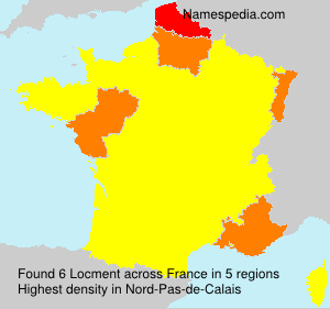 Surname Locment in France Surname Locment in France