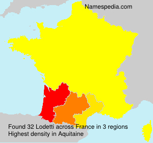 Surname Lodetti in France Surname Lodetti in France