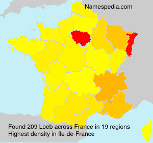 Surname Loeb in France Surname Loeb in France