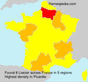 Surname Loezer in France Surname Loezer in France