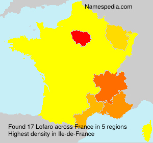 Surname Lofaro in France Surname Lofaro in France