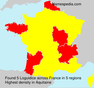 Surname Loguidice in France Surname Loguidice in France