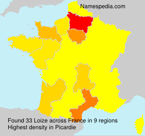 Surname Loize in France Surname Loize in France
