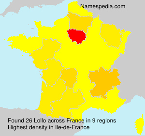 Surname Lollo in France Surname Lollo in France