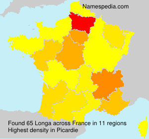 Surname Longa in France Surname Longa in France