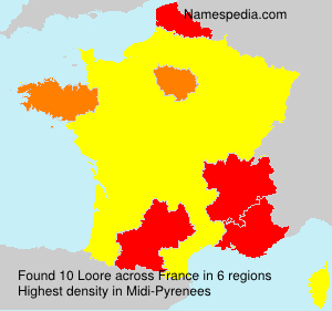 Surname Loore in France Surname Loore in France
