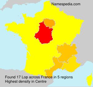 Surname Lop in France Surname Lop in France
