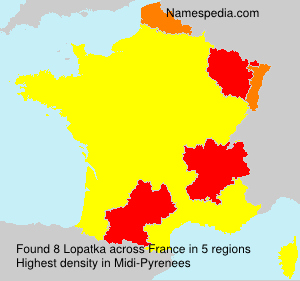 Surname Lopatka in France Surname Lopatka in France