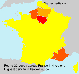Surname Loppy in France Surname Loppy in France
