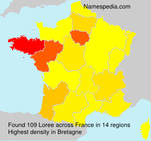 Surname Loree in France Surname Loree in France