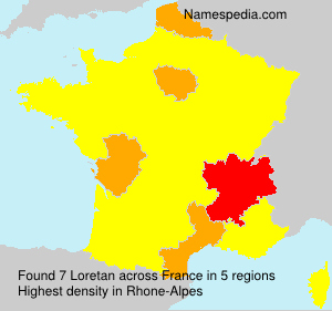Surname Loretan in France Surname Loretan in France