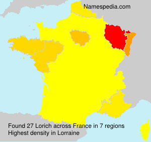 Surname Lorich in France Surname Lorich in France