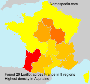 Surname Lorillot in France Surname Lorillot in France
