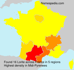 Surname Lorite in France Surname Lorite in France