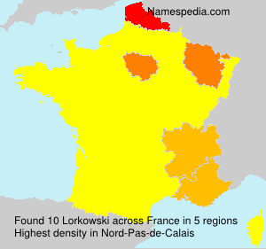 Surname Lorkowski in France Surname Lorkowski in France