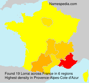 Surname Lorrai in France Surname Lorrai in France