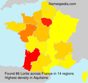 Surname Lortie in France Surname Lortie in France