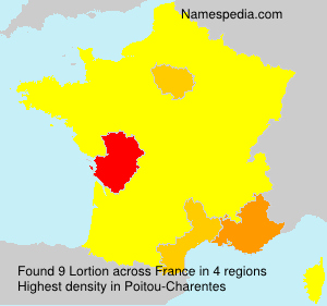 Surname Lortion in France Surname Lortion in France