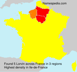 Surname Lorvin in France Surname Lorvin in France