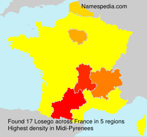 Surname Losego in France Surname Losego in France