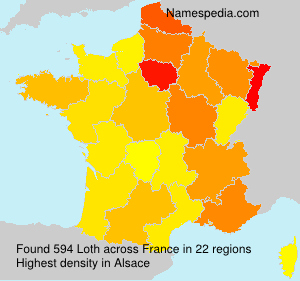 Surname Loth in France Surname Loth in France