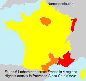 Surname Lothammer in France Surname Lothammer in France
