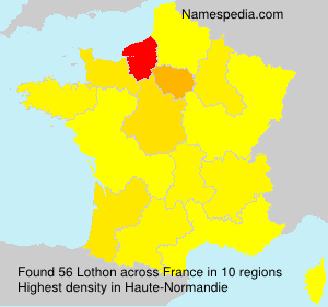 Surname Lothon in France Surname Lothon in France