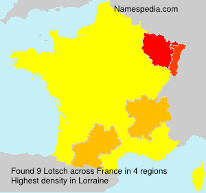 Surname Lotsch in France Surname Lotsch in France
