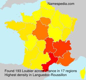 Surname Loubier in France Surname Loubier in France
