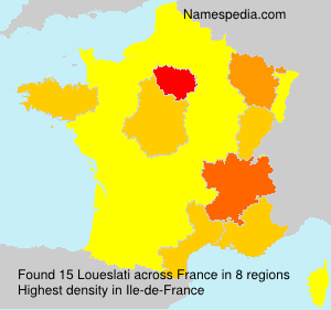 Surname Loueslati in France Surname Loueslati in France