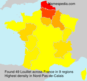 Surname Louillet in France Surname Louillet in France