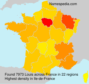 Surname Louis in France
