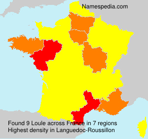 Surname Loule in France Surname Loule in France