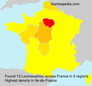 Surname Loumouamou in France Surname Loumouamou in France