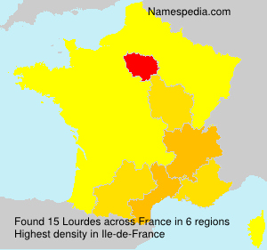 Familiennamen Lourdes - France