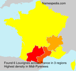 Surname Louvignes in France Surname Louvignes in France