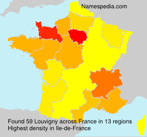 Surname Louvigny in France Surname Louvigny in France