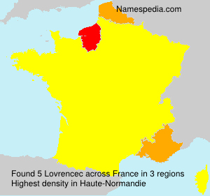 Surname Lovrencec in France Surname Lovrencec in France