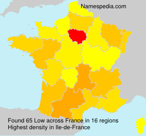 Surname Low in France Surname Low in France