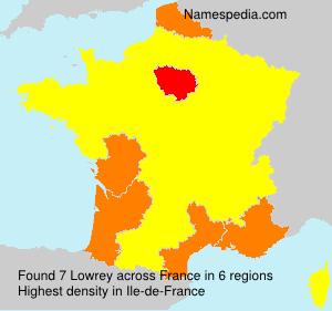 Surname Lowrey in France Surname Lowrey in France