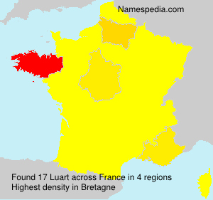 Surname Luart in France Surname Luart in France