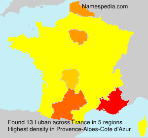 Surname Luban in France Surname Luban in France