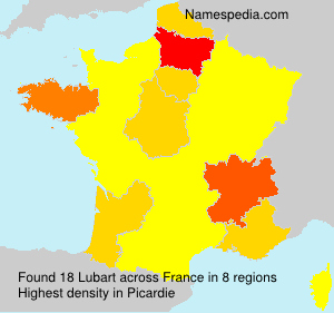 Surname Lubart in France Surname Lubart in France